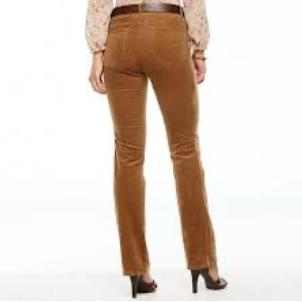 Chaps Denim corduroy high rise straight leg pants - Picture 2 of 9